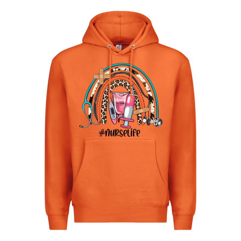 Nurse Life Rainbow Premium Hoodie by JahusDesignShop | Teevron