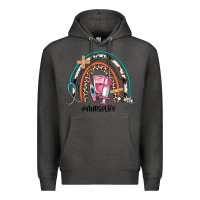 Charcoal Heather nurse life rainbow Premium Hoodie - JahusDesignShop