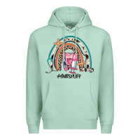 Seafoam nurse life rainbow Premium Hoodie - JahusDesignShop