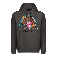 Smoke nurse life rainbow Premium Hoodie - JahusDesignShop