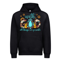 With God All Things Are Possible Matthew 19 26 Urban Hoodie | Teevron