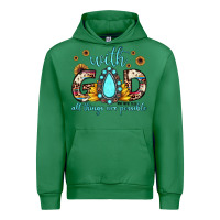 Emerald with god all things are possible matthew 19 26 Urban Hoodie - JahusDesignShop