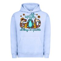 Pigment Grape Ice with god all things are possible matthew 19 26 Urban Hoodie - JahusDesignShop