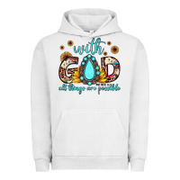 Pigment Lunar Rock with god all things are possible matthew 19 26 Urban Hoodie - JahusDesignShop