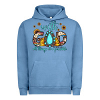 Pigment Pebble Blue with god all things are possible matthew 19 26 Urban Hoodie - JahusDesignShop