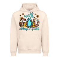 Sandshell with god all things are possible matthew 19 26 Urban Hoodie - JahusDesignShop