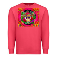 Cardinal mexican skull Premium Sweatshirt - Zillion Design Studio