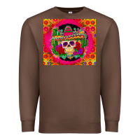 Chestnut mexican skull Premium Sweatshirt - Zillion Design Studio
