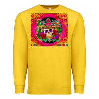 Lemon mexican skull Premium Sweatshirt - Zillion Design Studio