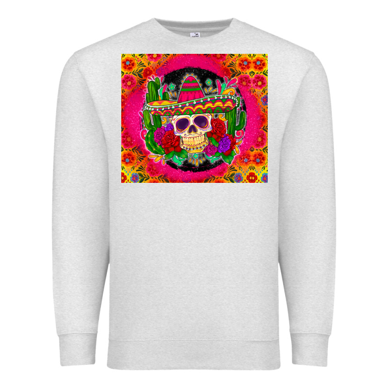 Mexican Skull Premium Sweatshirt by Zillion Design Studio | Teevron