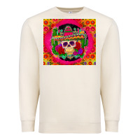 Sandshell mexican skull Premium Sweatshirt - Zillion Design Studio