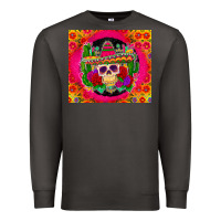 Smoke mexican skull Premium Sweatshirt - Zillion Design Studio