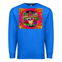 True Royal mexican skull Premium Sweatshirt - Zillion Design Studio