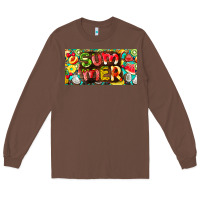 Chestnut summer with fruits license plate Long Sleeve Tee - BarkalooDesign