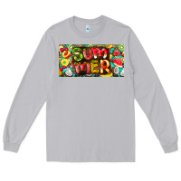Moon Dust summer with fruits license plate Long Sleeve Tee - BarkalooDesign
