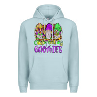 Blue Mist mardi gras chillin' with my gnomies Premium Hoodie - JahusDesignShop