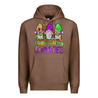 Chestnut mardi gras chillin' with my gnomies Premium Hoodie - JahusDesignShop