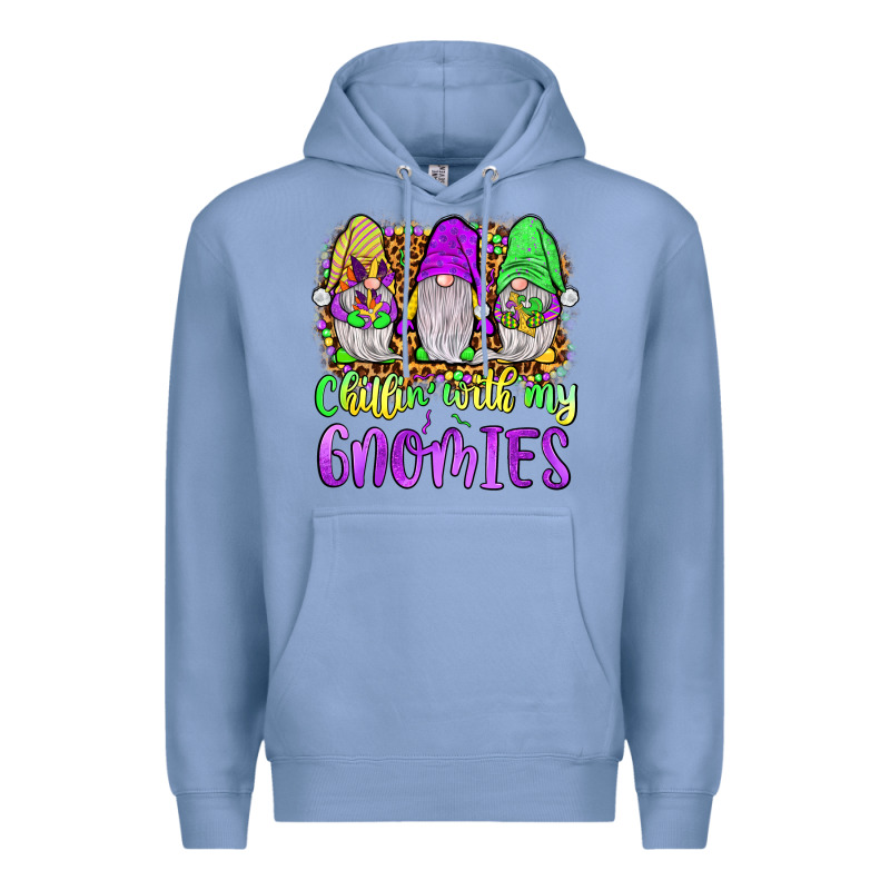 Mardi Gras Chillin' With My Gnomies Premium Hoodie by JahusDesignShop | Teevron