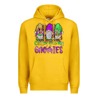 Lemon mardi gras chillin' with my gnomies Premium Hoodie - JahusDesignShop