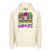 Sandshell mardi gras chillin' with my gnomies Premium Hoodie - JahusDesignShop