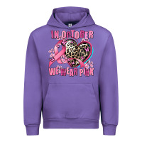 Tulip western leopard  in october we wear pink heart Urban Hoodie - AdoDesignShop