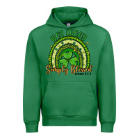 Emerald not lucky simply blessed rainbow Urban Hoodie - Artiststas