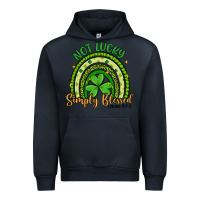 Navy not lucky simply blessed rainbow Urban Hoodie - Artiststas