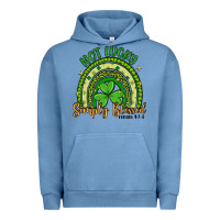 Pigment Pebble Blue not lucky simply blessed rainbow Urban Hoodie - Artiststas