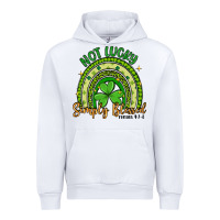 White not lucky simply blessed rainbow Urban Hoodie - Artiststas