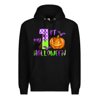 Black my first halloween pumpkin Premium Hoodie - AdoDesignShop