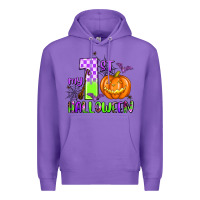 Purple my first halloween pumpkin Premium Hoodie - AdoDesignShop