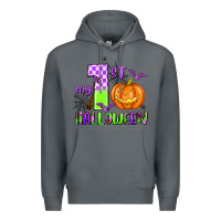 Rock my first halloween pumpkin Premium Hoodie - AdoDesignShop