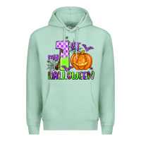 Seafoam my first halloween pumpkin Premium Hoodie - AdoDesignShop