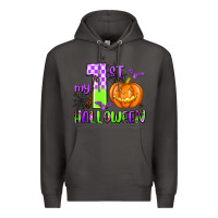 Smoke my first halloween pumpkin Premium Hoodie - AdoDesignShop