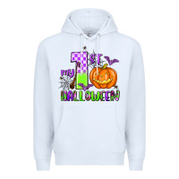 White my first halloween pumpkin Premium Hoodie - AdoDesignShop