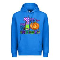 True Royal my first halloween pumpkin Premium Hoodie - AdoDesignShop