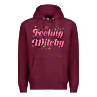 Burgundy feeling witchy Premium Hoodie - AdoDesignShop