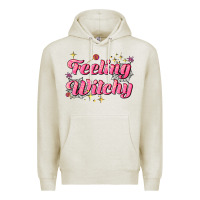Oatmeal Heather feeling witchy Premium Hoodie - AdoDesignShop