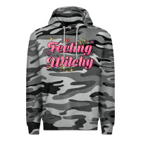 Slate Camo feeling witchy Premium Hoodie - AdoDesignShop