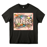 Asphalt Easter Nurse Heavy Core Tee - LillyAllenDesigns