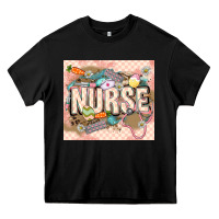 Black Easter Nurse Heavy Core Tee - LillyAllenDesigns
