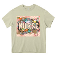 Mossy Easter Nurse Heavy Core Tee - LillyAllenDesigns