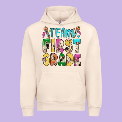 Team First Grade Urban Hoodie Designed By Jahusdesignshop