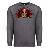 Charcoal Heather this is as jolly  as i get Premium Sweatshirt - RanaPortraitStore