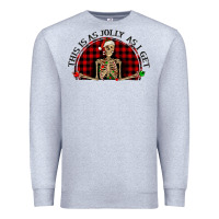 Heather Grey this is as jolly  as i get Premium Sweatshirt - RanaPortraitStore