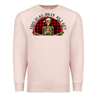 Pale Pink this is as jolly  as i get Premium Sweatshirt - RanaPortraitStore