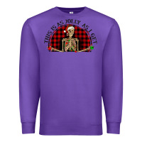 Purple this is as jolly  as i get Premium Sweatshirt - RanaPortraitStore