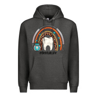 Charcoal Heather dentallife rainbow Premium Hoodie - JahusDesignShop