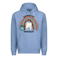 Colony Blue dentallife rainbow Premium Hoodie - JahusDesignShop