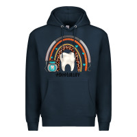 Navy dentallife rainbow Premium Hoodie - JahusDesignShop
